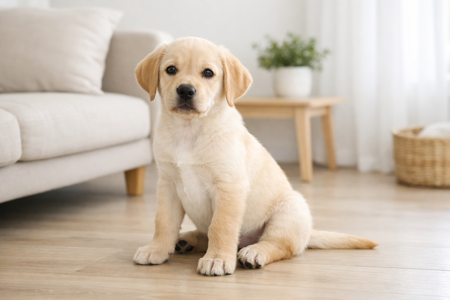 chiot pendant ses 30 premiers jours à la maison