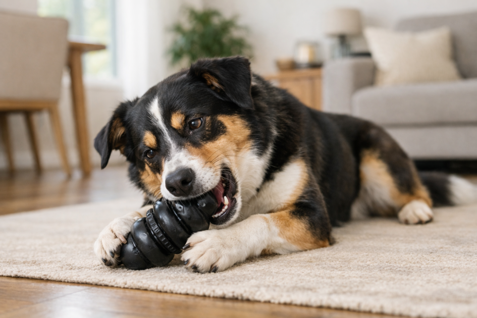 Choisir un jouet résistant pour un chien destructeur